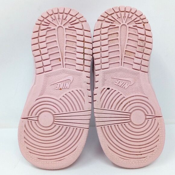 Nike Dunk Low Triple Pink Athletic Sneakers (DH9761-600) Girls Toddler Size 7C - Picture 7 of 8